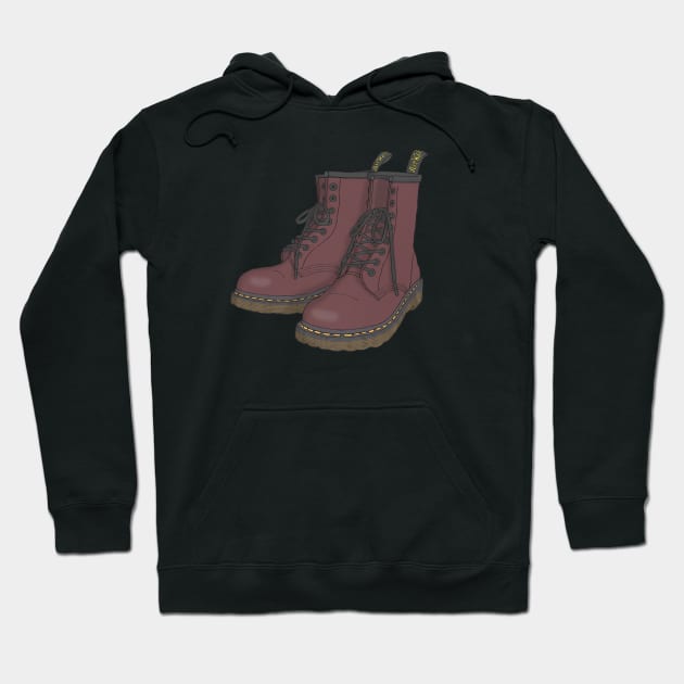 Doc Martins Hoodie by CarlBatterbee